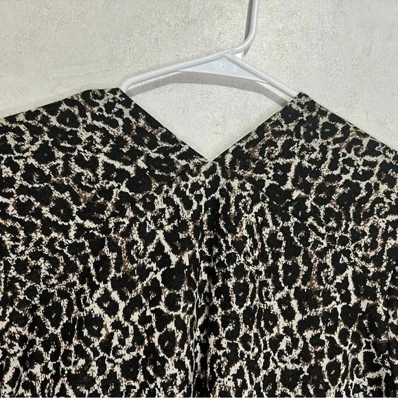 SHANNON PASSERO Cheetah Leopard Print Vneck Tunic Top Size Small - Picture 4 of 9